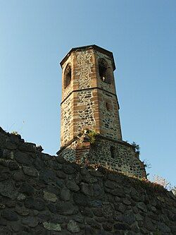 The ruins of the castle