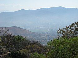 View of the Valley of Oaxaca from Monte Alban