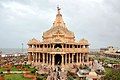 Somnath Temple with Veraval Beach in the background.