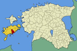 Pihtla Parish within Saare County.