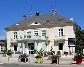 The town hall in Hérimoncourt