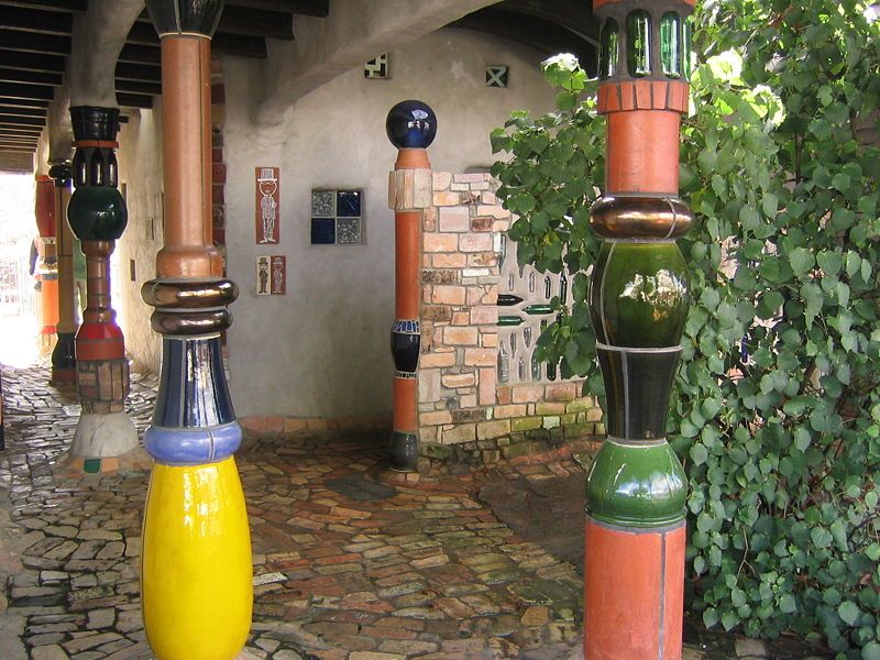 File:Hundertwasser toilet entrance.jpg