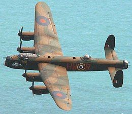 An Avro Lancaster in flight