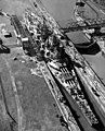 USS Missouri in the Panama Canal en route to the 1945 review