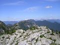 View from the summit of Mount Seymour