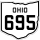 State Route 695 marker