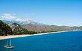 Mt. Olympos (Mt. Tahtalı) was the namesake of the town of Olympos in Lycia