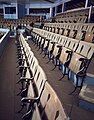 Original balcony chairs remain today. (2014)