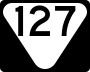 State Route 127 marker