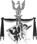 Earliest artistic depiction of the Dukagjini family coat of arms