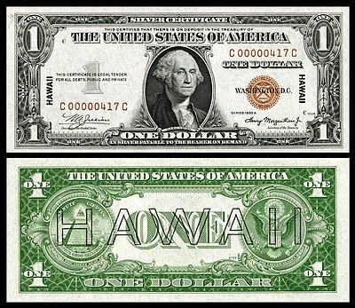 Hawaii overprint note