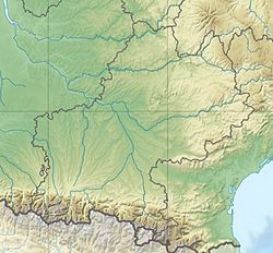 Location map/data/France Midi-Pyrénées is located in Midi-Pyrénées