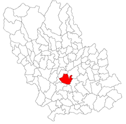 Location in Prahova County