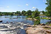 Magnetawan River flowing through Magnetawan