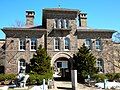 Bucks County Prison, Doylestown, Pennsylvania (1884–85). (now James A. Michener Art Museum)