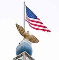 Eagle atop Monument of States in Kissimmee, Florida