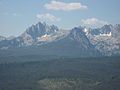 Mount Heyburn seen from ridge to southeast of Stanley