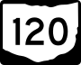 State Route 120 marker