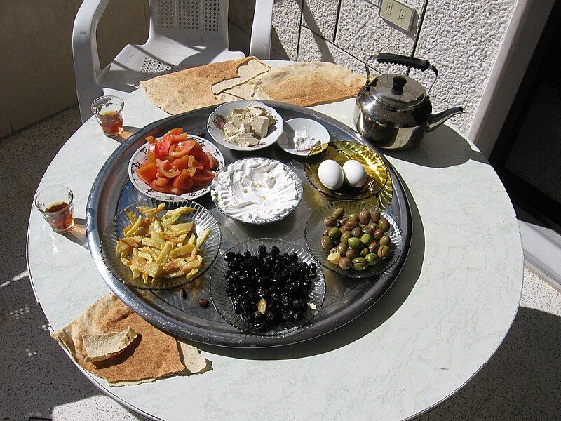 File:Syrian breakfast.jpg