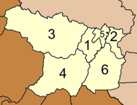 Map of subdistricts