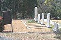 Ellen Wilson and her family's graves.