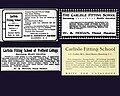 Advertisements for Carlisle Fitting School 1905 - 1910