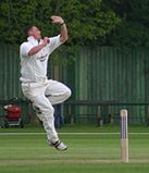 Darren Gough bowling