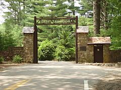 Gates of the Yawgoog Scout Reservation