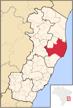 Location in Espírito Santo