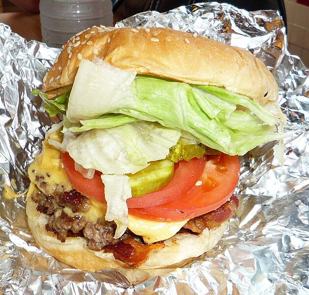 File:Five Guys cheeseburger.jpg