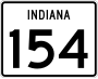 State Road 154 marker