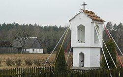 Wayside shrine in Nowe Kwiejce