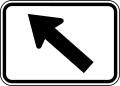 M6-2PL Diagonal Left Directional Arrow