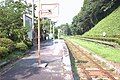 A view of the platform and track.