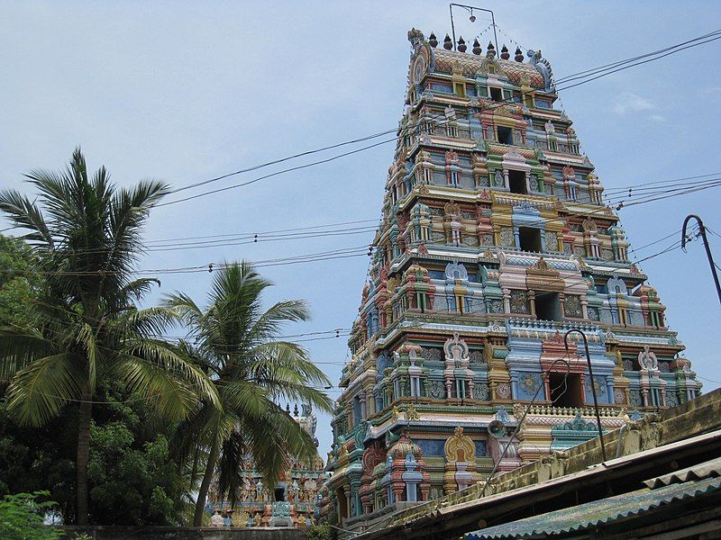 File:Punnainallur Mariamman Gopuram.jpg