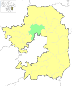 Location of Riešė eldership