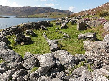 Iron Age wheelhouse near Vatersay