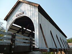 Wimer Bridge over Evans Creek