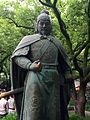 Statue of Yue Fei outside the Temple