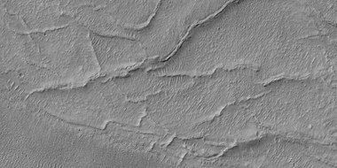 Close view of ridges, as seen by HiRISE under HiWish program