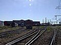 Trains at the Ankara Railway Factory.