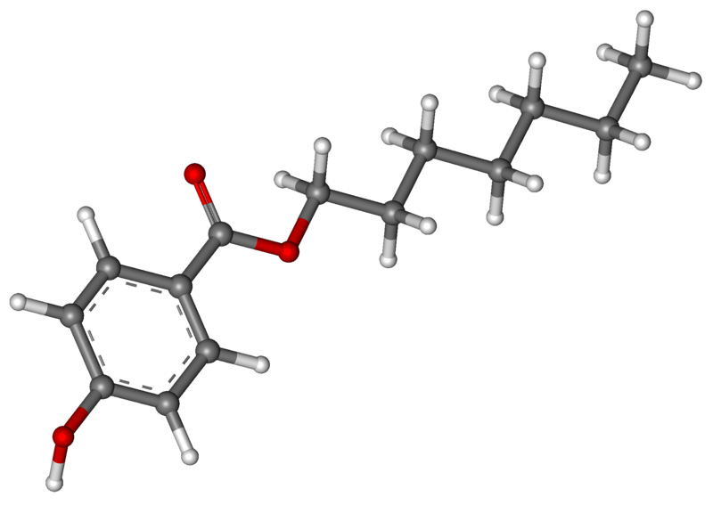 File:Heptyl p-hydroxybenzoate ball-and-stick.png