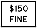 R2-6bP Speeding fine (plaque)