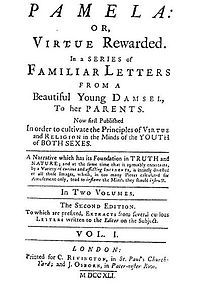 Samuel Richardson's Pamela, or Virtue Rewarded