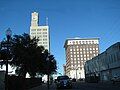 San Jacinto Building (Left) and Hotel Beaumont