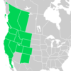 Symphyotrichum spathulatum distribution map