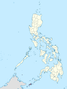 A map of the Philippines highlighting the location of Tawi-tawi in the southwest.