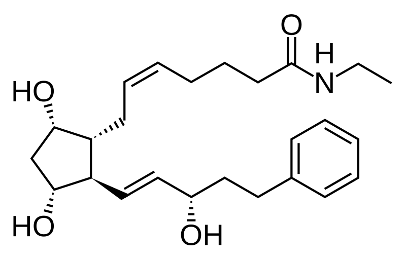 File:Bimatoprost.svg