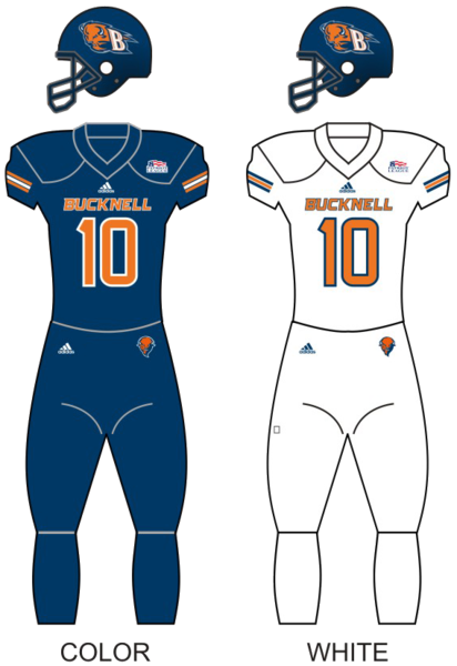 File:Bucknell football unif.png