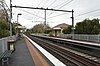 Northbound view from Collingwood platform 2 facing towards platform 1